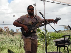 Milo Matthews Musician at Restore Kauai Kauai community swap meet