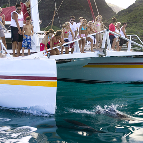 2 Hour Poipu Catamaran Sunset Sail