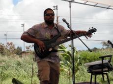 Restore Kauai in Kauai - Milo MAtthews Performing at Saturdays Swap Meet