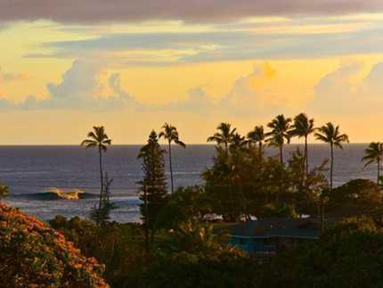 Pane Makai Vacation Rental in Poipu Kauai - View From Master Bedroom Lanai