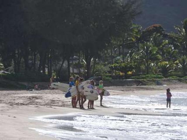 Waioli Beach Park  Lifeguarded,  Kauai Beaches