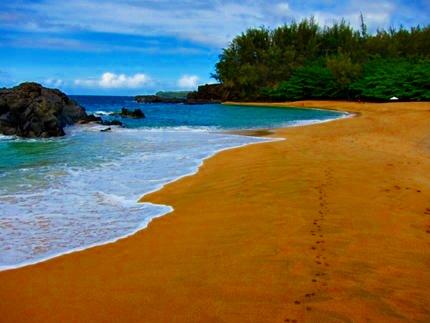 Lumahai Beach,  Kauai Beaches - Lumahai Summer Day