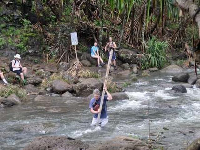 Hanakapiai Trail,  Kauai Hikes - Do not cross river in heavy rains 