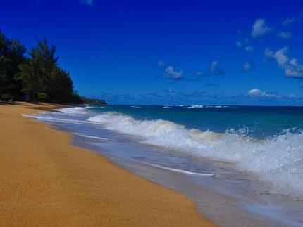 Anahola Beach - Lifeguarded,  Kauai Beaches