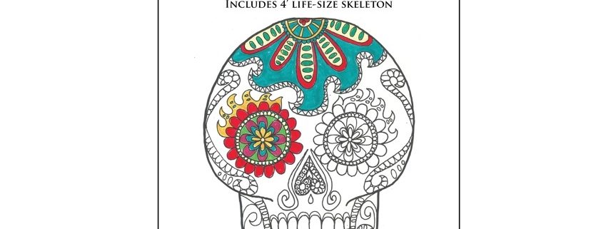 Kauai Author Set Seller Day of The Dead Coloring Book