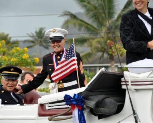 Commander Sergeant Major Johnny Rabasa and First Sergeant