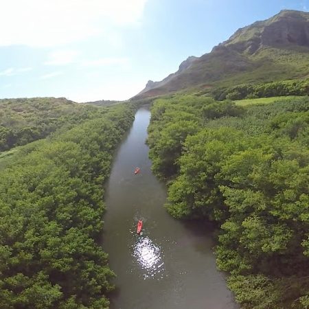 kauai secret waterfall kayak tour