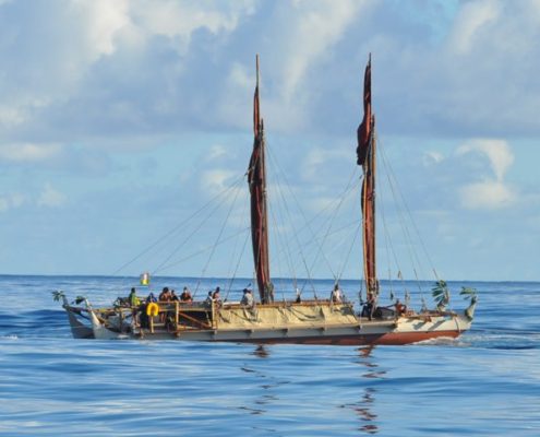 Hokulea Arrives on Kauai