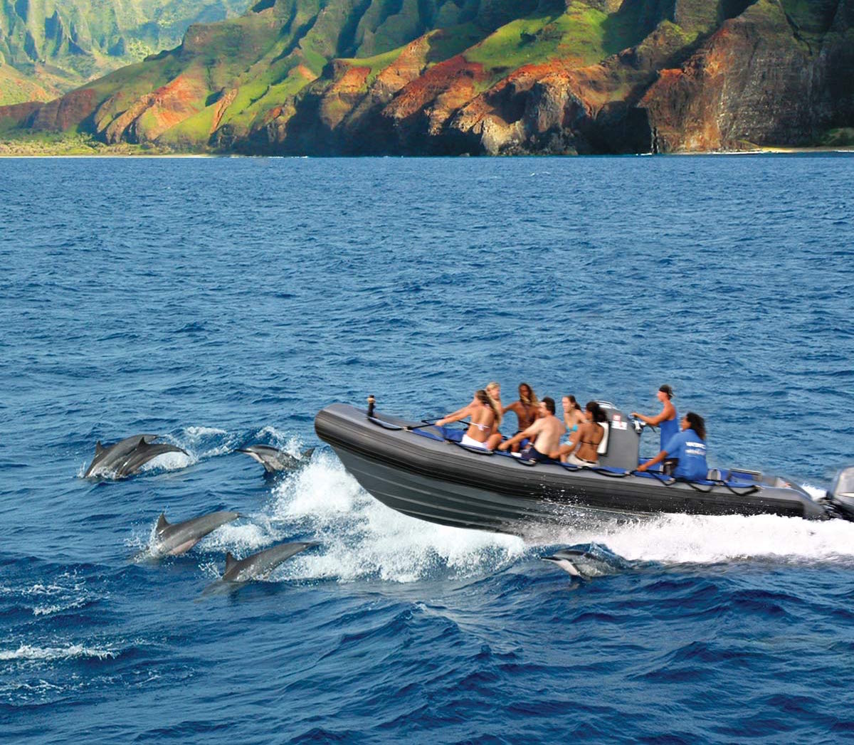 Na Pali Coast Rafting and Snorkel Tour