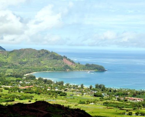 Hanalei Bay From Okolehao Tra