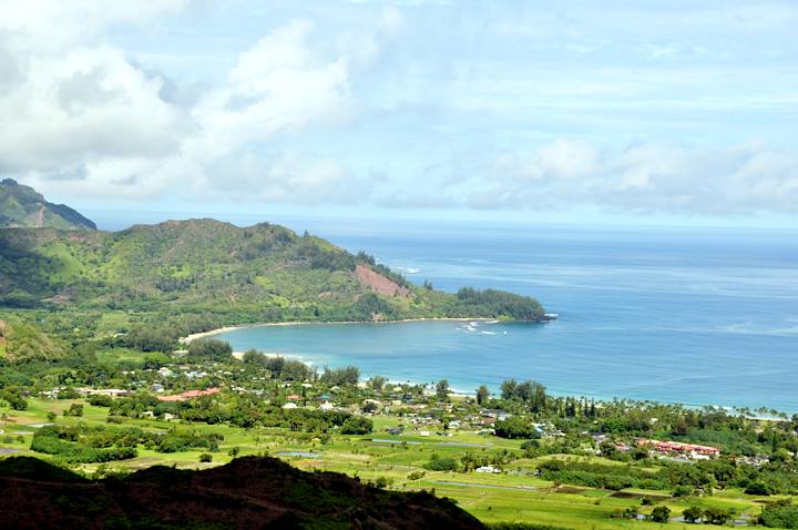 Hanalei Bay From Okolehao Tra