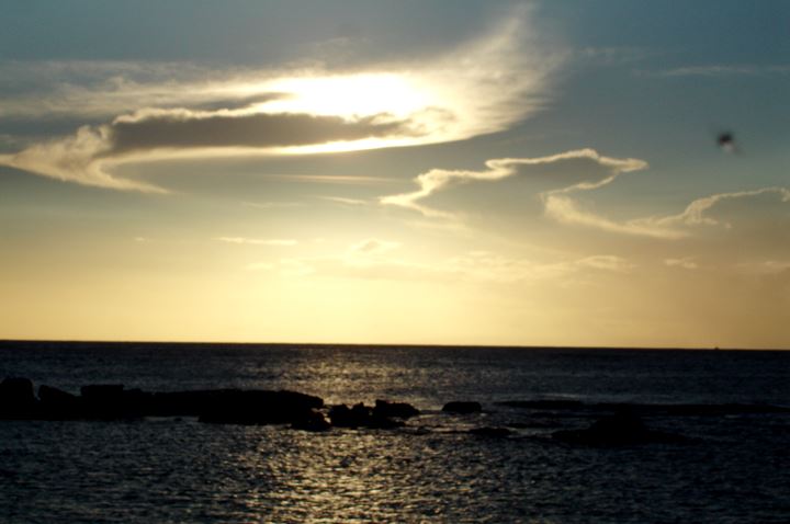 Salty Pond Beach Sunset