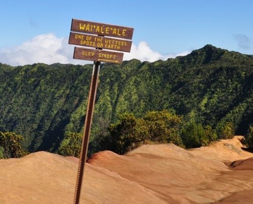 Waialeale Wettest Spot on Earth